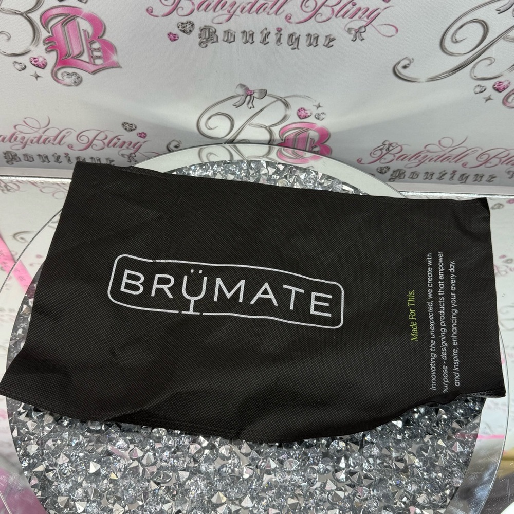 BrüMate bag reusable Black Logo travel bag cup protector